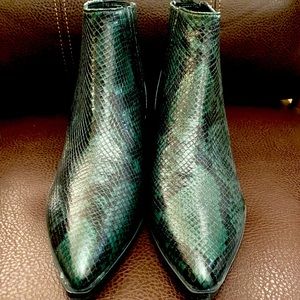 Marc Fisher Missir Snakeskin Chelsea Boot